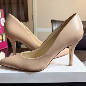 Nine West Blush Nude Pointed-Toe Pumps